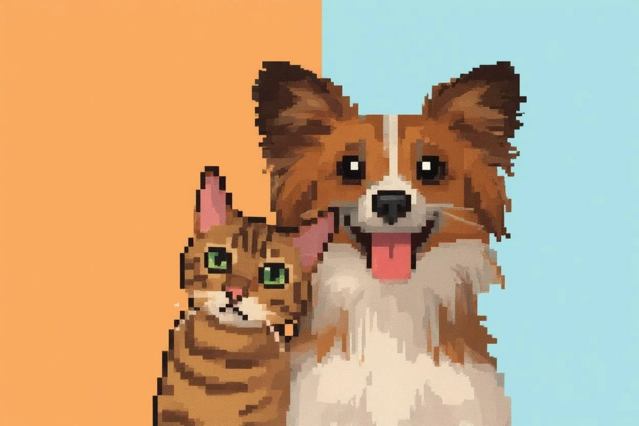 Pixel Art Filter after